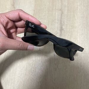 Ray-Ban Black and Brown Sunglasses